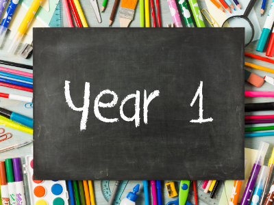 Year 1 Chalkboard